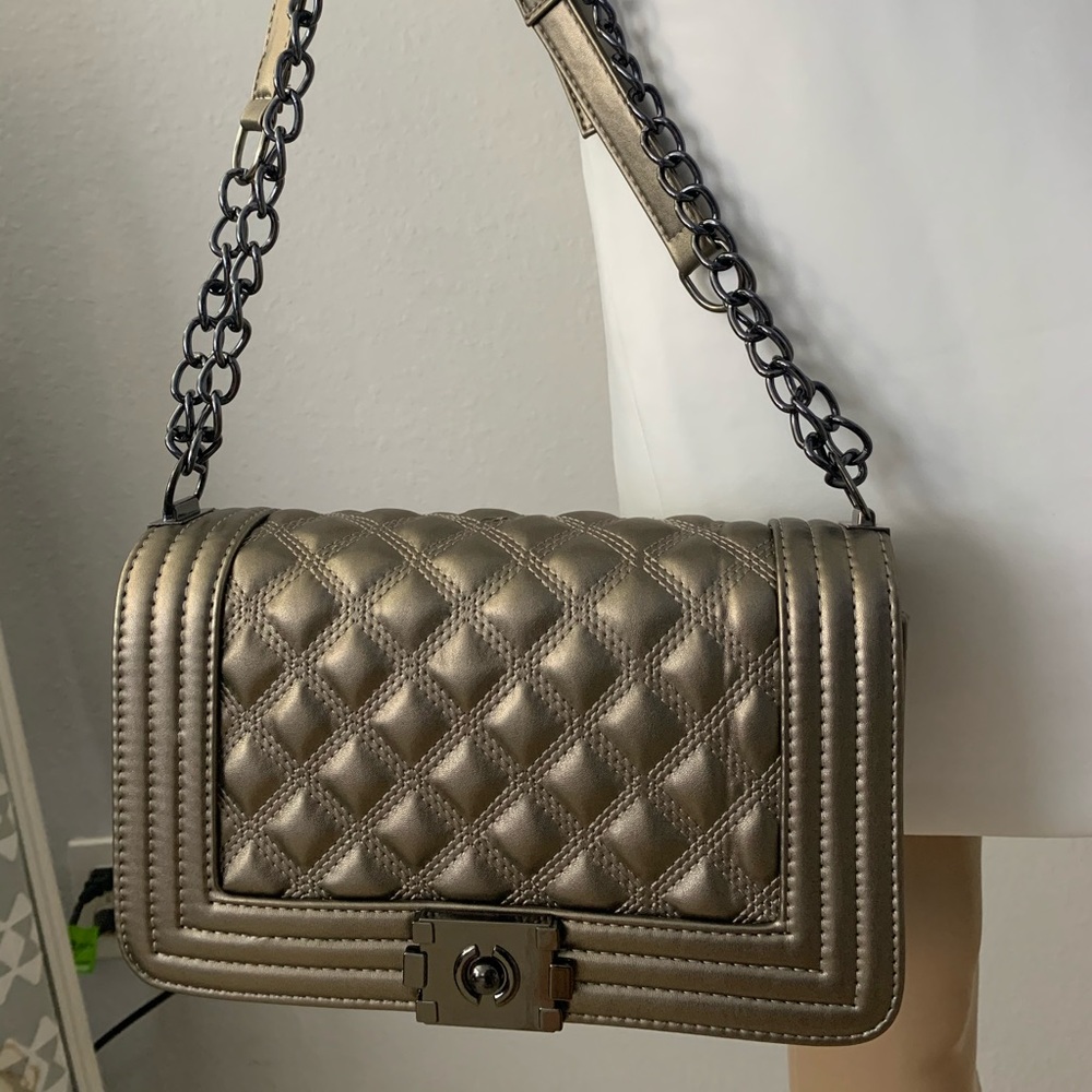 COPY - Faux Leather Quilted Sling Bag Purse Colle…
